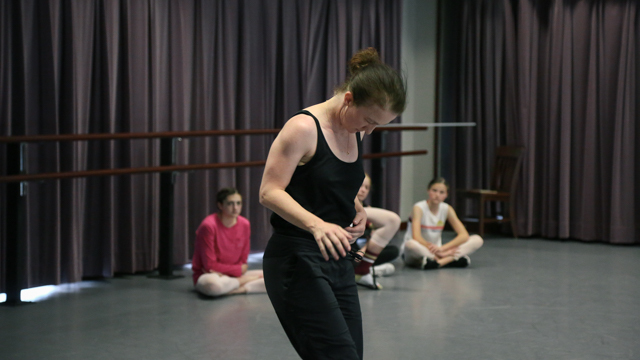 Jeanine Durning shares work with FSU's Summer Intensive Dance Workshop students