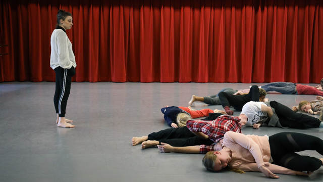 Beth Gill and School of Dance students