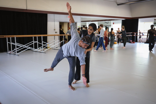 Chatterjea with Jeremy Guyton in FSU School of Dance Master Class