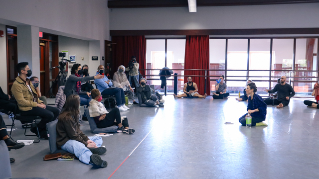 Post-showing discussion with FSU School of Dance faculty and students