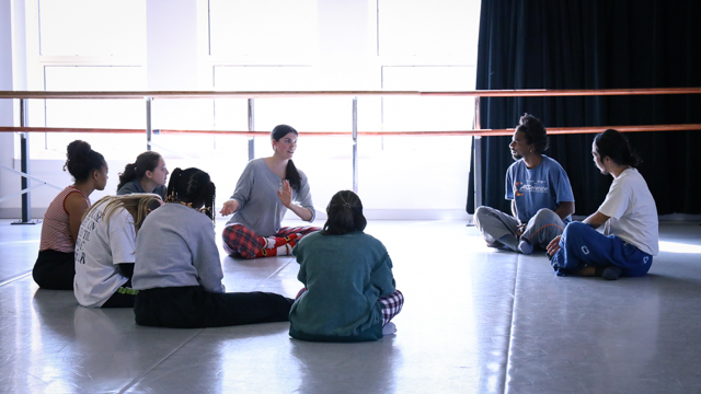 Ryuta Iwashita and Jeremy Guyton with FSU students